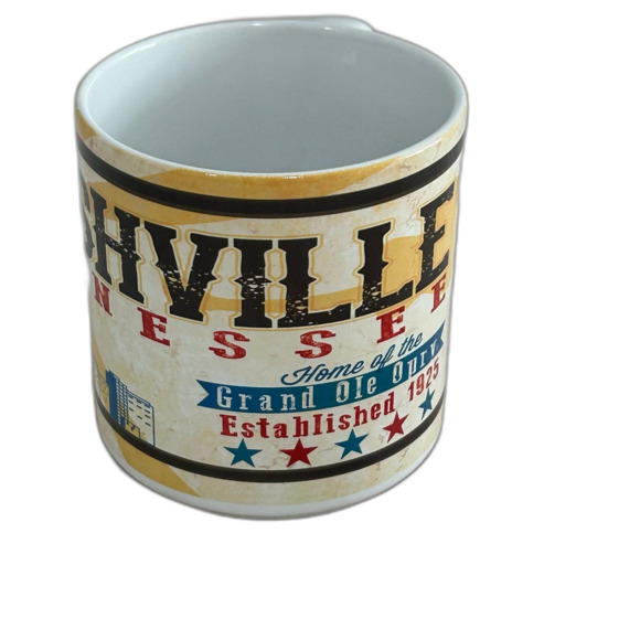 Nashville Tennessee Home of Grand Ole Opry Ceramic Mug. LNWOT - Picture 8 of 8